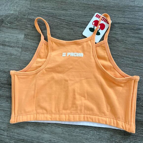 Summer Vibes Set 🌞 Orange Tank + Sheer Tie-Dye Skirt - Picture 5 of 5